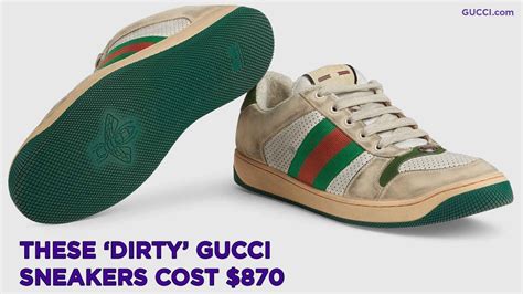 gucci shoes dirty|dirty expensive sneakers.